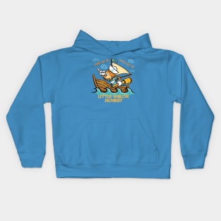 cute sailor monkey Kids Hoodie